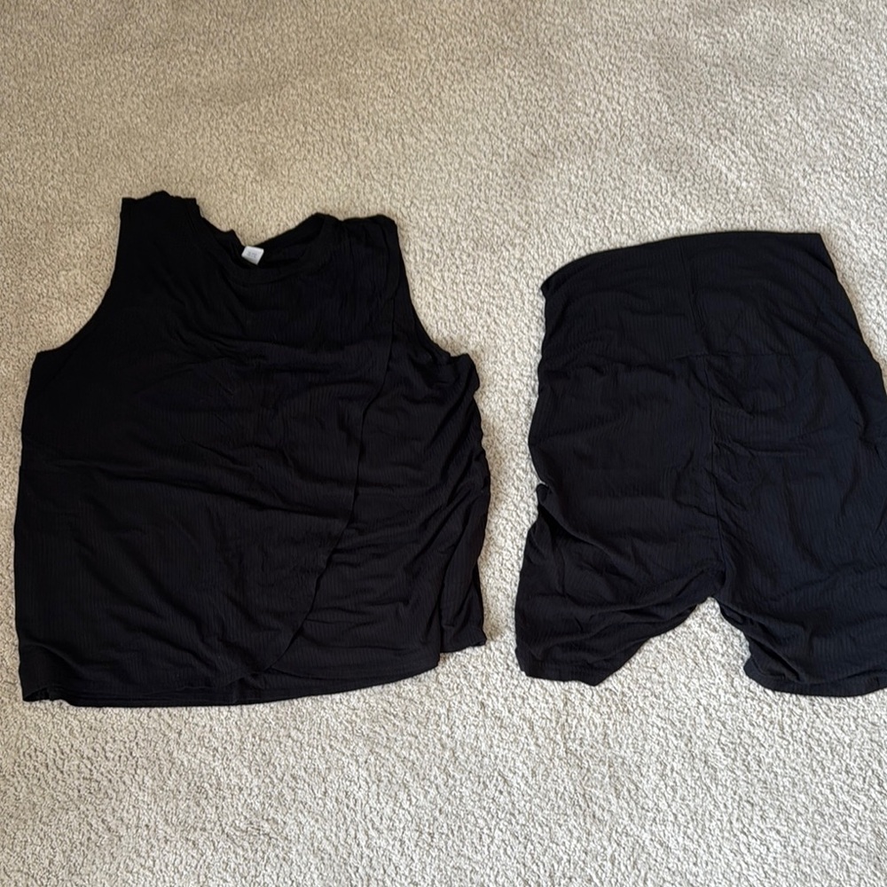 Old Navy Black Sleepwear Set